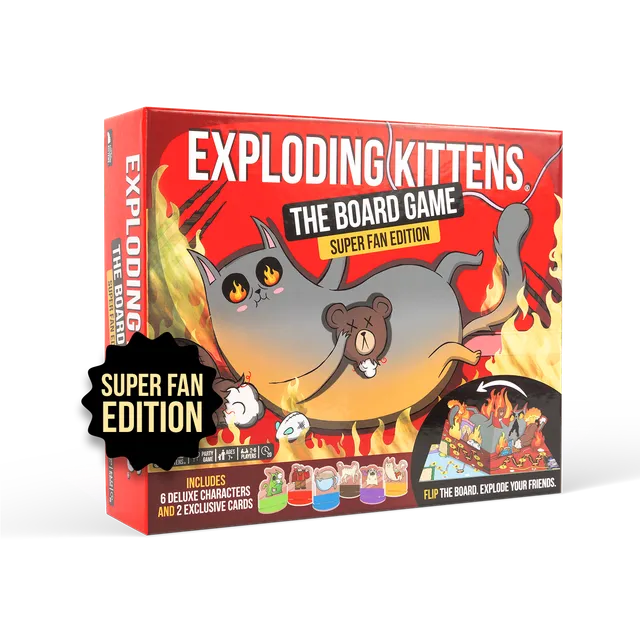 exploding-kittens-games-the-board-game-super-fan-edition-brettspiel image 1