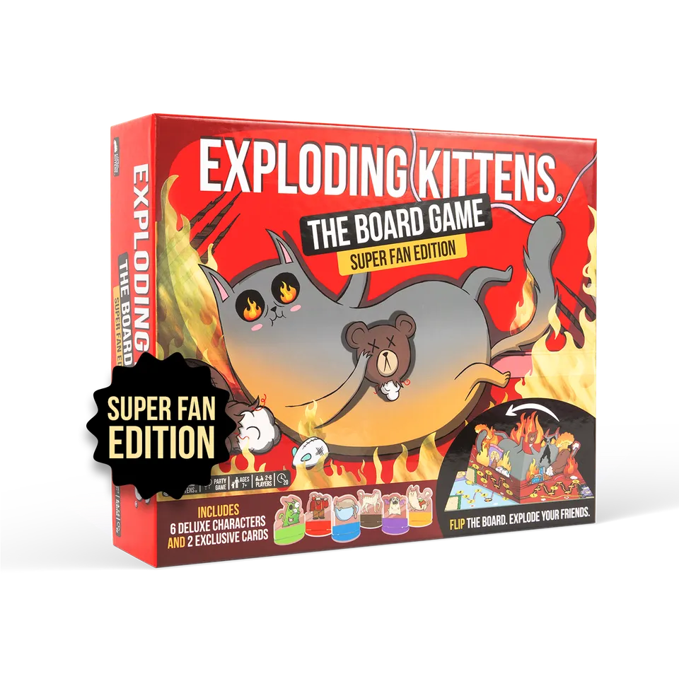 exploding-kittens-games-the-board-game-super-fan-edition-brettspiel image 1