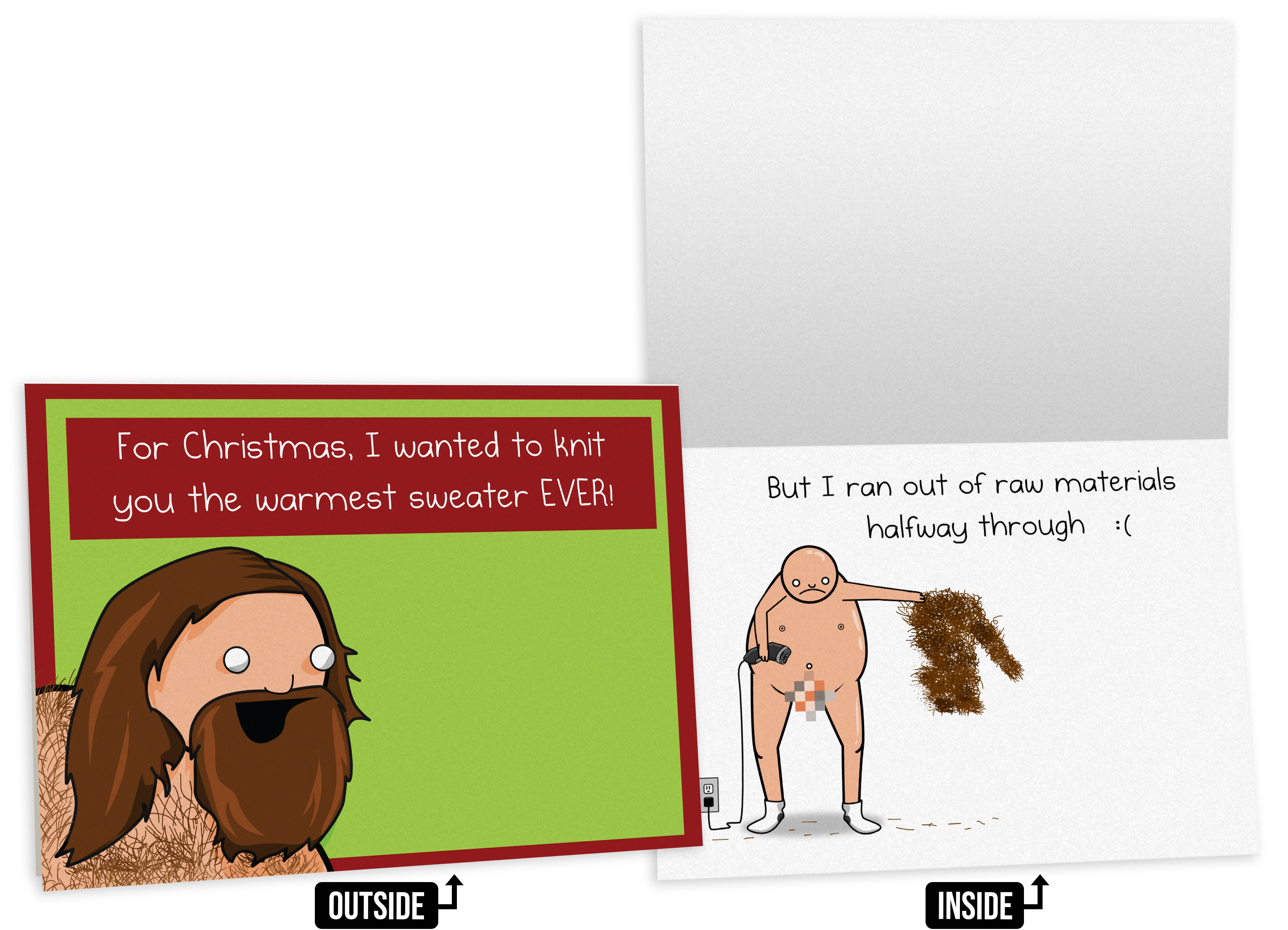 exploding-kittens-greeting-cards-sweater-grusskarte-weihnachten-nsfw image 1