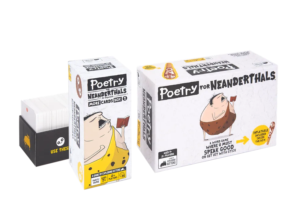 exploding-kittens-poetry-neanderthals-wortspiel-bundle-en image 1