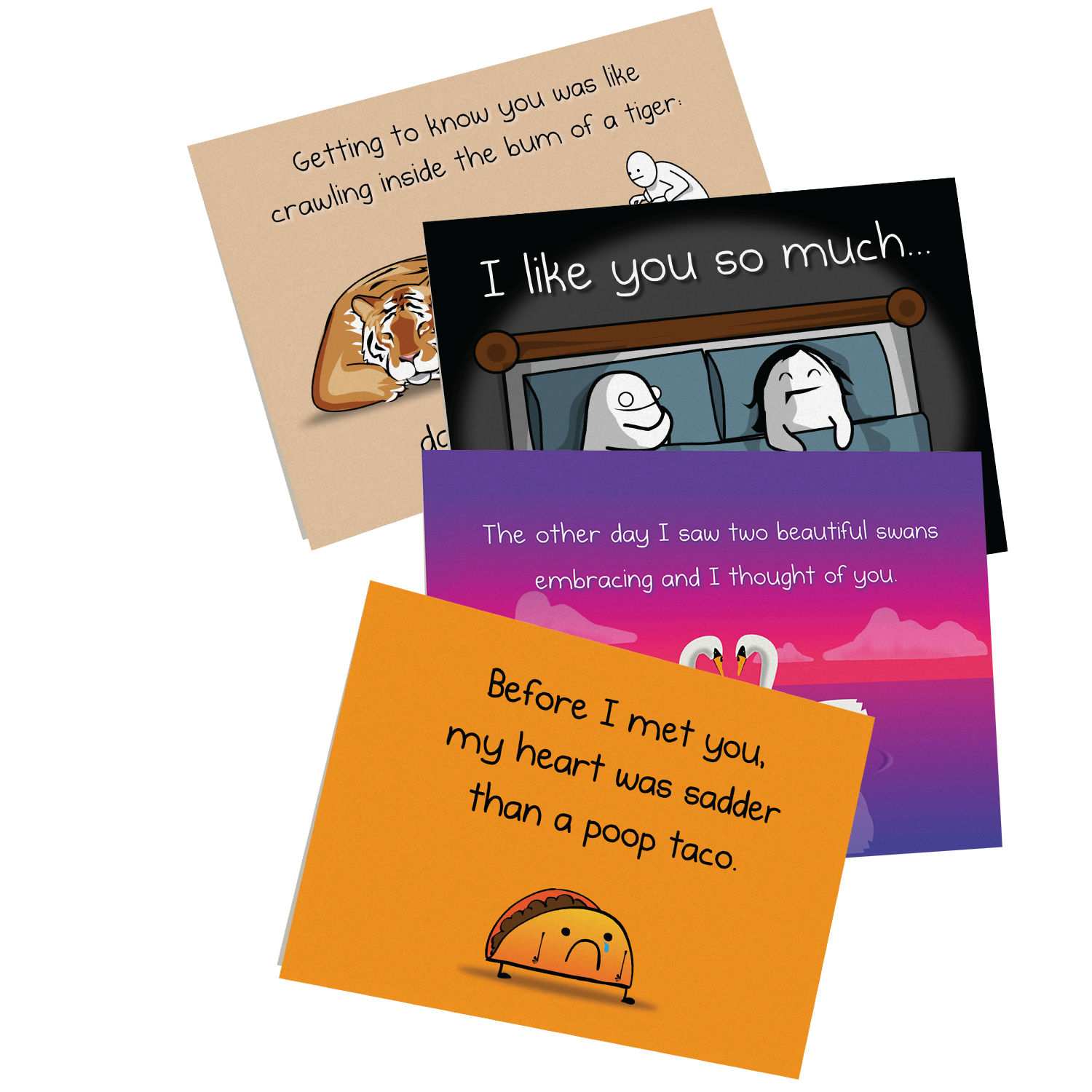 exploding-kittens-love-friendship-grusskarten-4er-pack-vol-c image 1