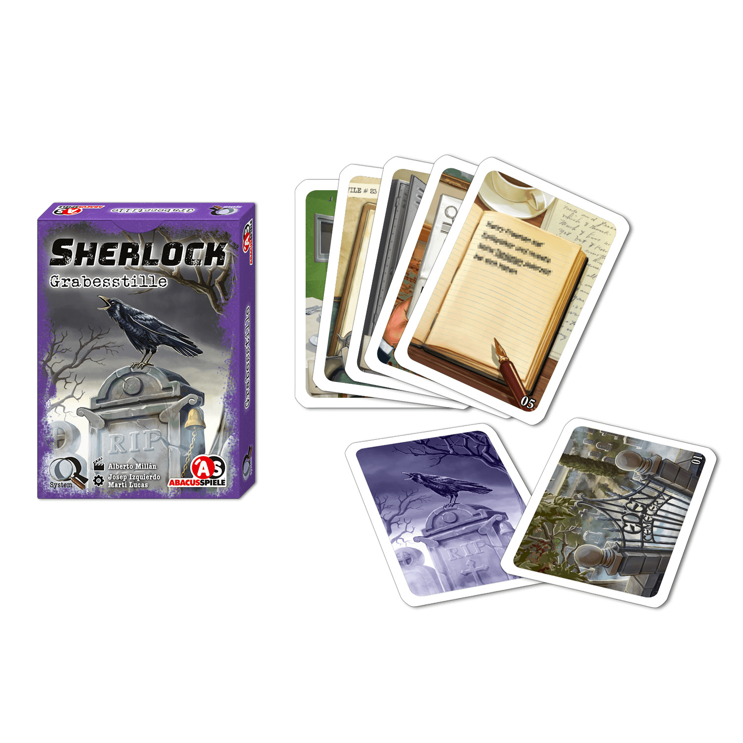 abacusspiele-sherlock-grabesstille-krimispiel-f-r-1-8-spieler image 3