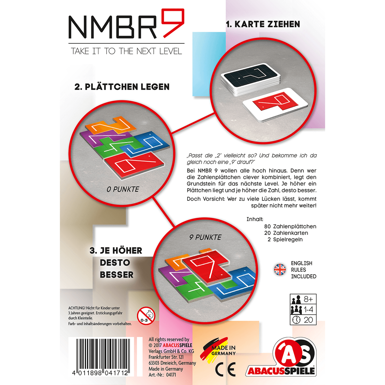 abacusspiele-nmbr-9-legespiel-zahlen-puzzle-ab-8-jahre image 2
