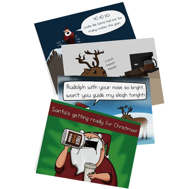 exploding-kittens-greeting-cards-weihnachtskarten-4er-set-nsfw-lustig image 1