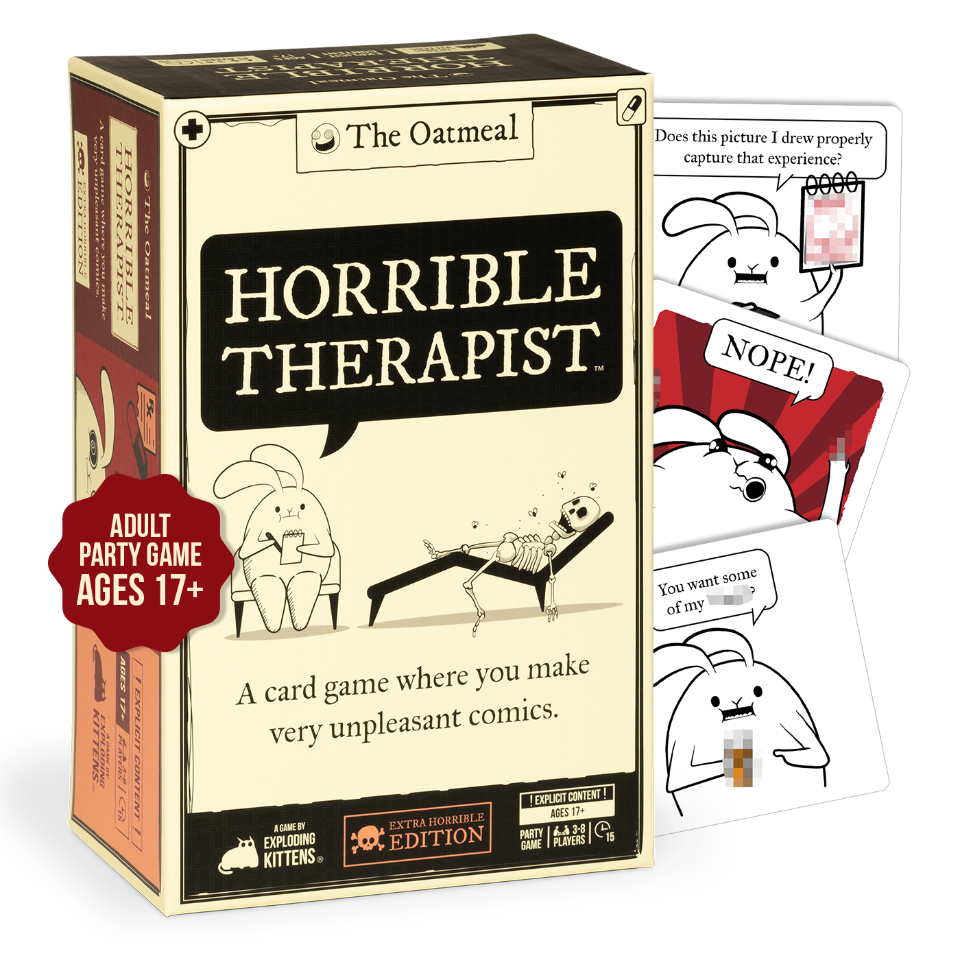 exploding-kittens-horrible-therapist-extra-horrible-kartenspiel image 1
