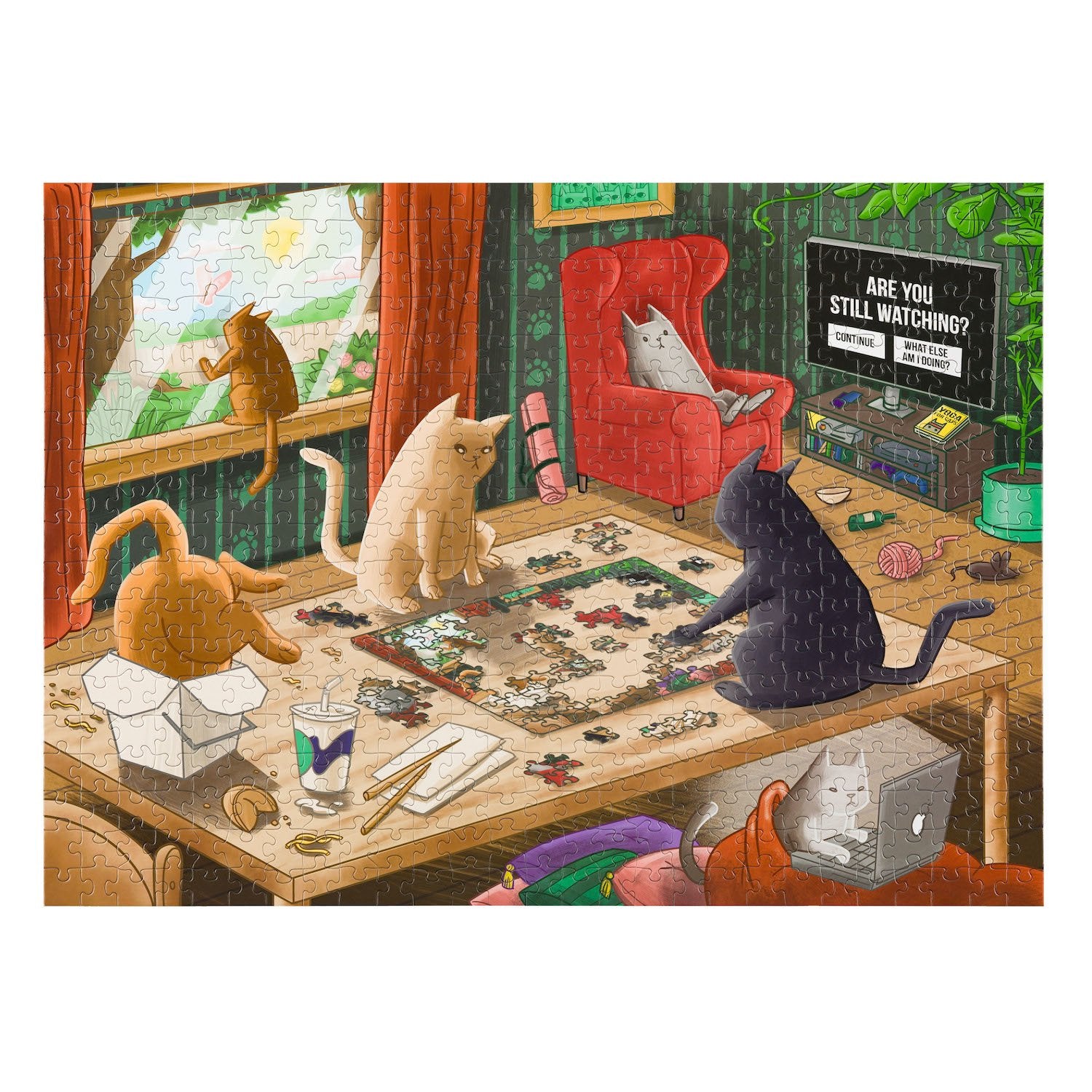 exploding-kittens-cats-in-quarantine-puzzle-1000-teile image 4