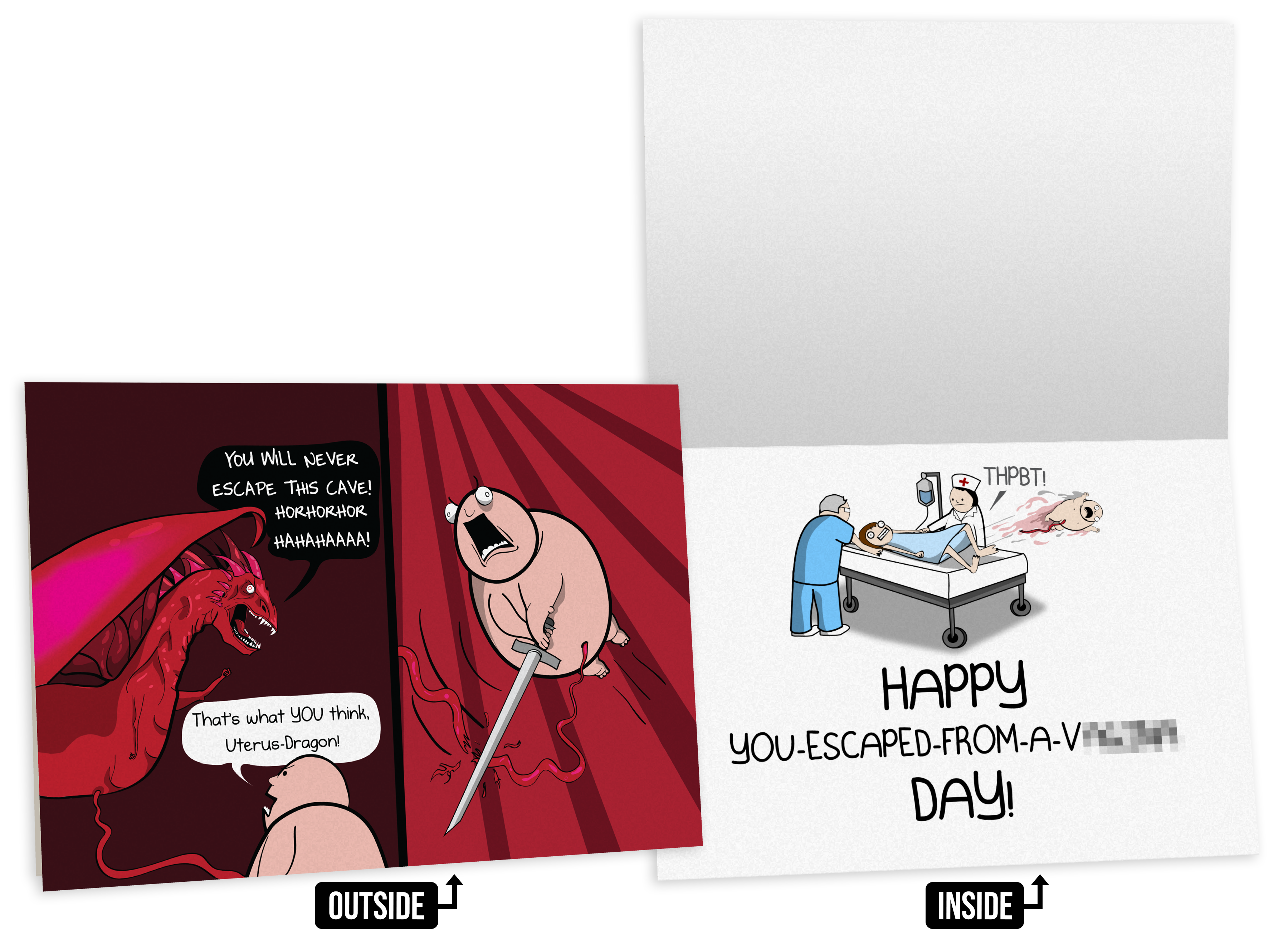 exploding-kittens-greeting-cards-escaped-geburtstagskarte-nsfw image 1