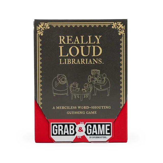 exploding-kittens-games-really-loud-librarians-wortspiel-grab-game image 1