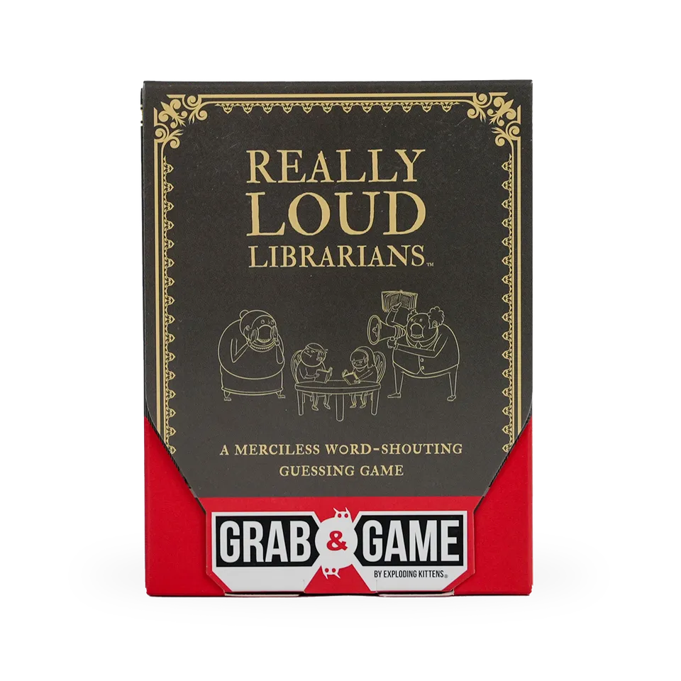 exploding-kittens-games-really-loud-librarians-wortspiel-grab-game image 1