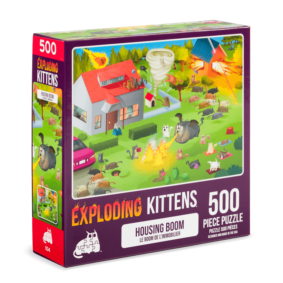 exploding-kittens-housing-boom-puzzle-1000-teile-katzenmotiv image 2