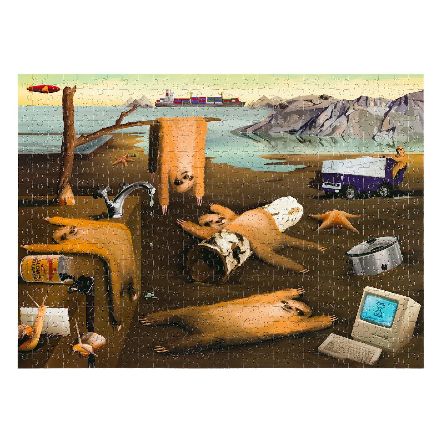 exploding-kittens-puzzles-slothness-of-memory-puzzle-1000-teile image 4