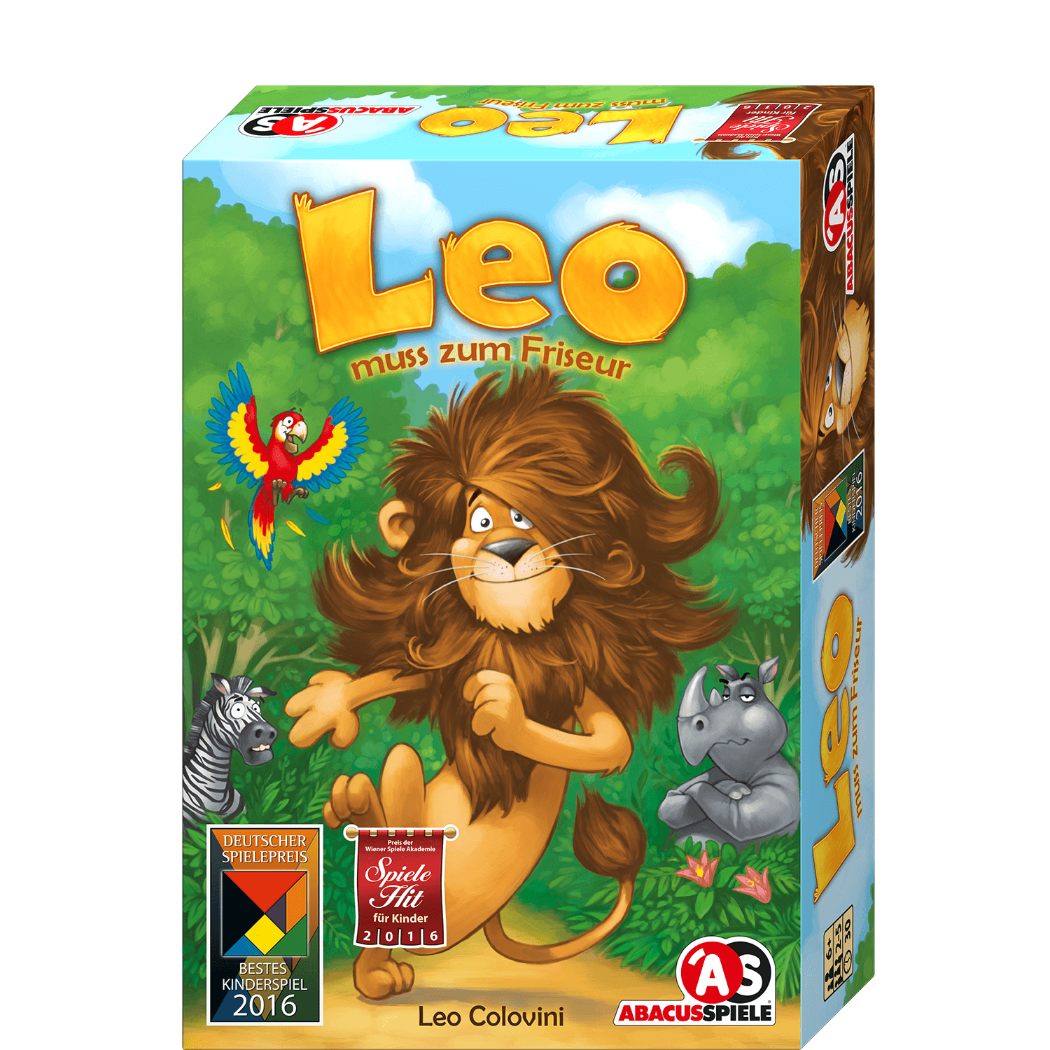 abacusspiele-zooloretto-leo-muss-zum-friseur-kinderspiel image 1
